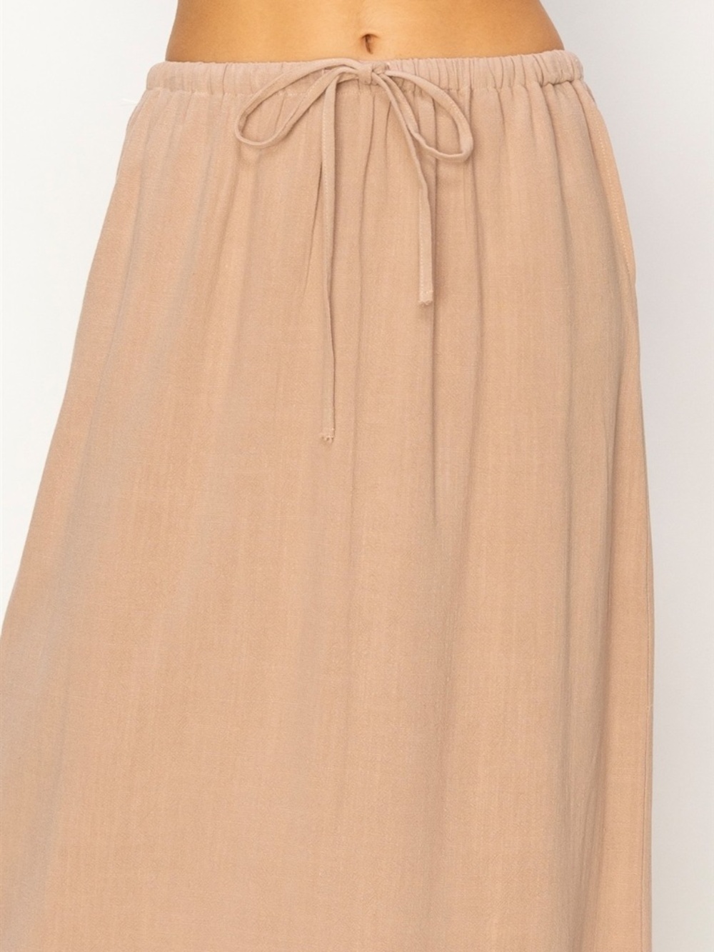 274 - Linen Midi Skirt